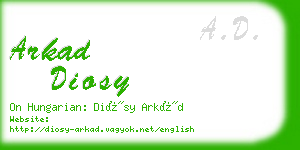 arkad diosy business card